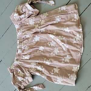 Altar'd State off the shoulder embroidered blouse